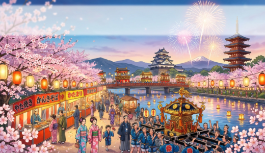 全国各地の春祭りを徹底解説。地域別のイベント情報で春を満喫しよう