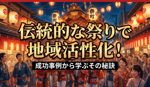 伝統的な祭りで地域活性化！成功事例から学ぶその秘訣