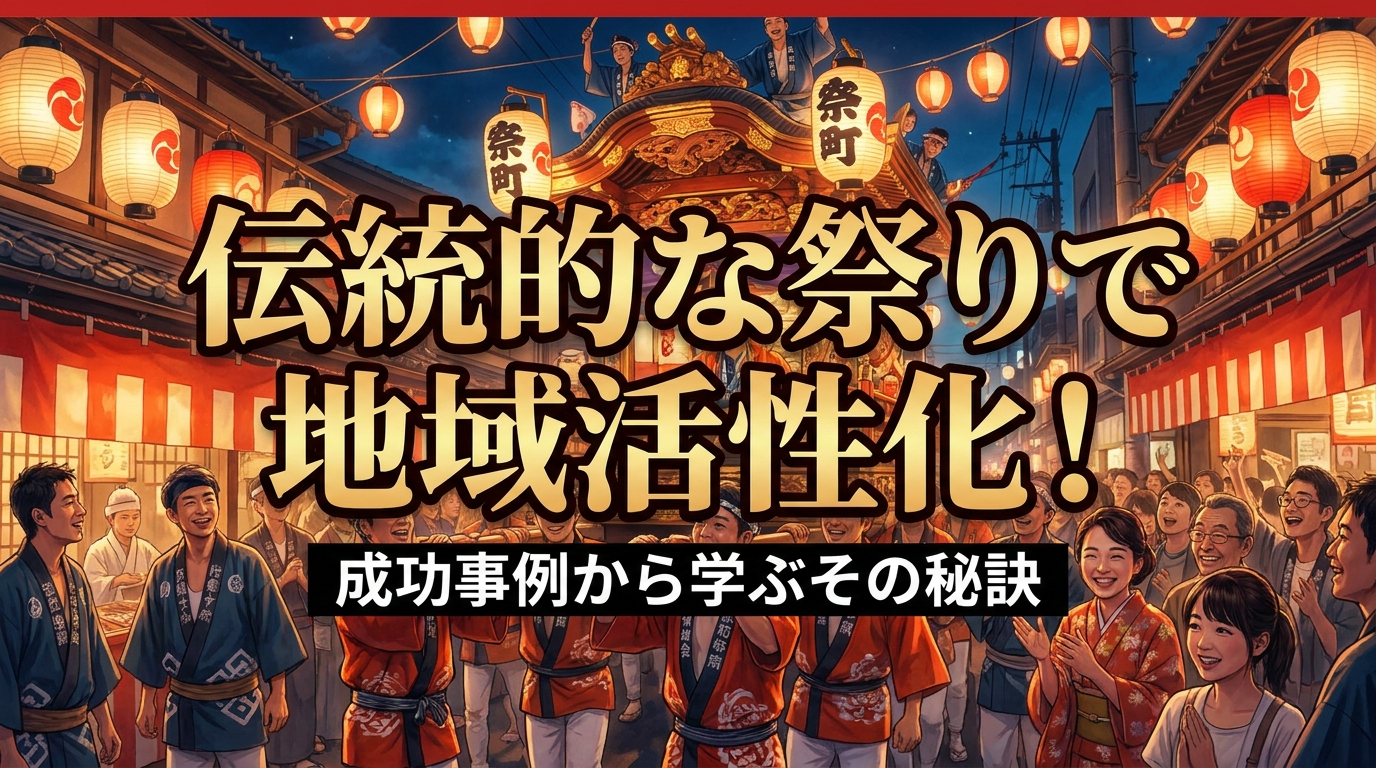伝統的な祭りで地域活性化！成功事例から学ぶその秘訣