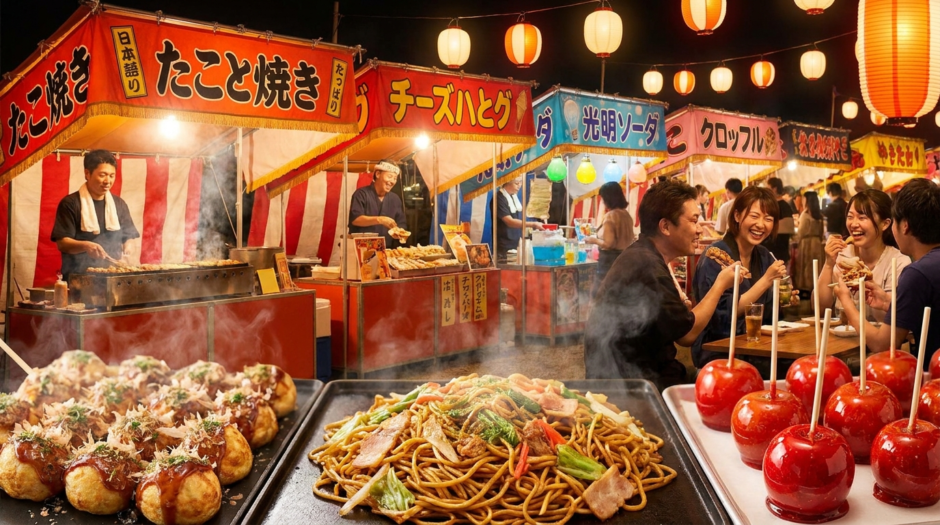 縁日屋台の人気メニューは何？定番から変わり種まで徹底紹介