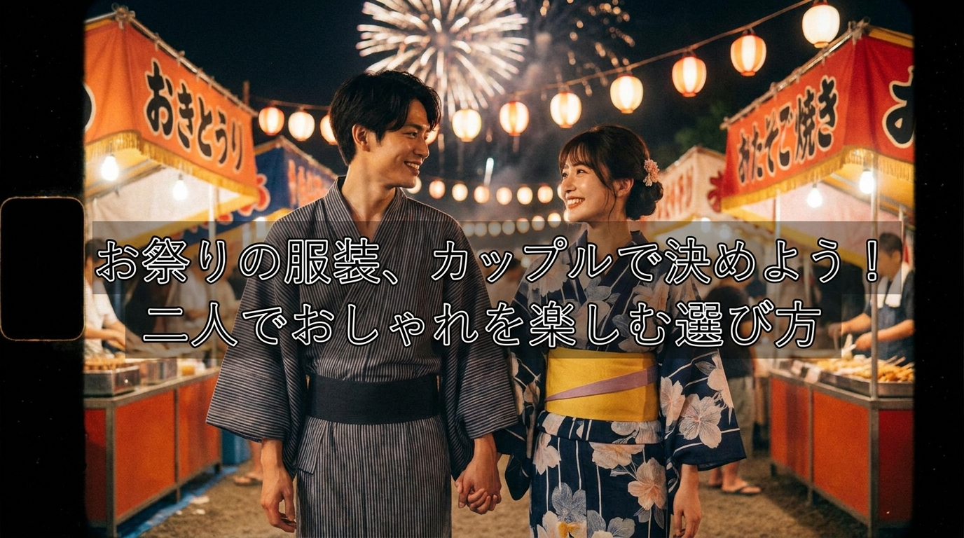 お祭りの服装、カップルで決めよう！二人でおしゃれを楽しむ選び方