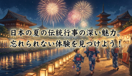 日本の夏の伝統行事の深い魅力。忘れられない体験を見つけよう！