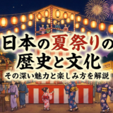 日本の夏祭りの歴史と文化。その深い魅力と楽しみ方を解説。