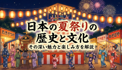 日本の夏祭りの歴史と文化。その深い魅力と楽しみ方を解説。