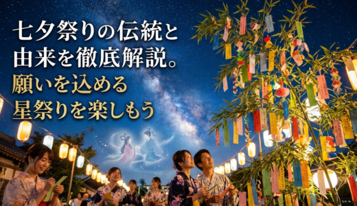 七夕祭りの伝統と由来を徹底解説。願いを込める星祭りを楽しもう