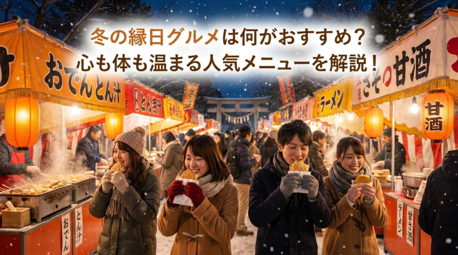 冬の縁日グルメは何がおすすめ？心も体も温まる人気メニューを解説！