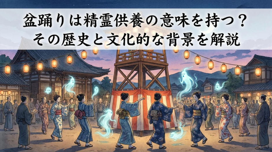 盆踊りは精霊供養の意味を持つ？その歴史と文化的な背景を解説
