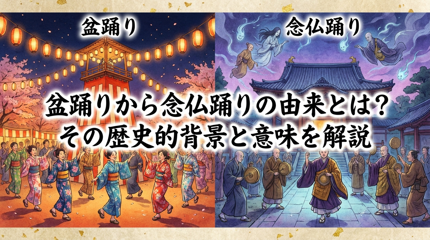 盆踊りから念仏踊りの由来とは？その歴史的背景と意味を解説